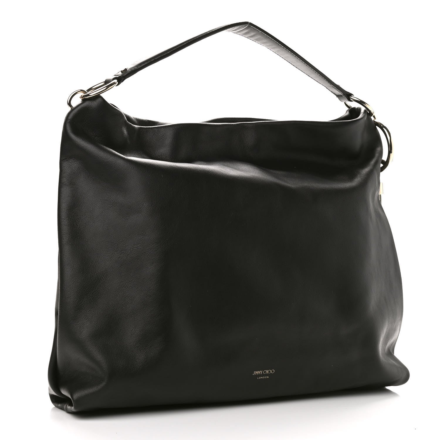 Jimmy Choo Smooth Calfskin Callie Hobo Bag Black 3 of 10