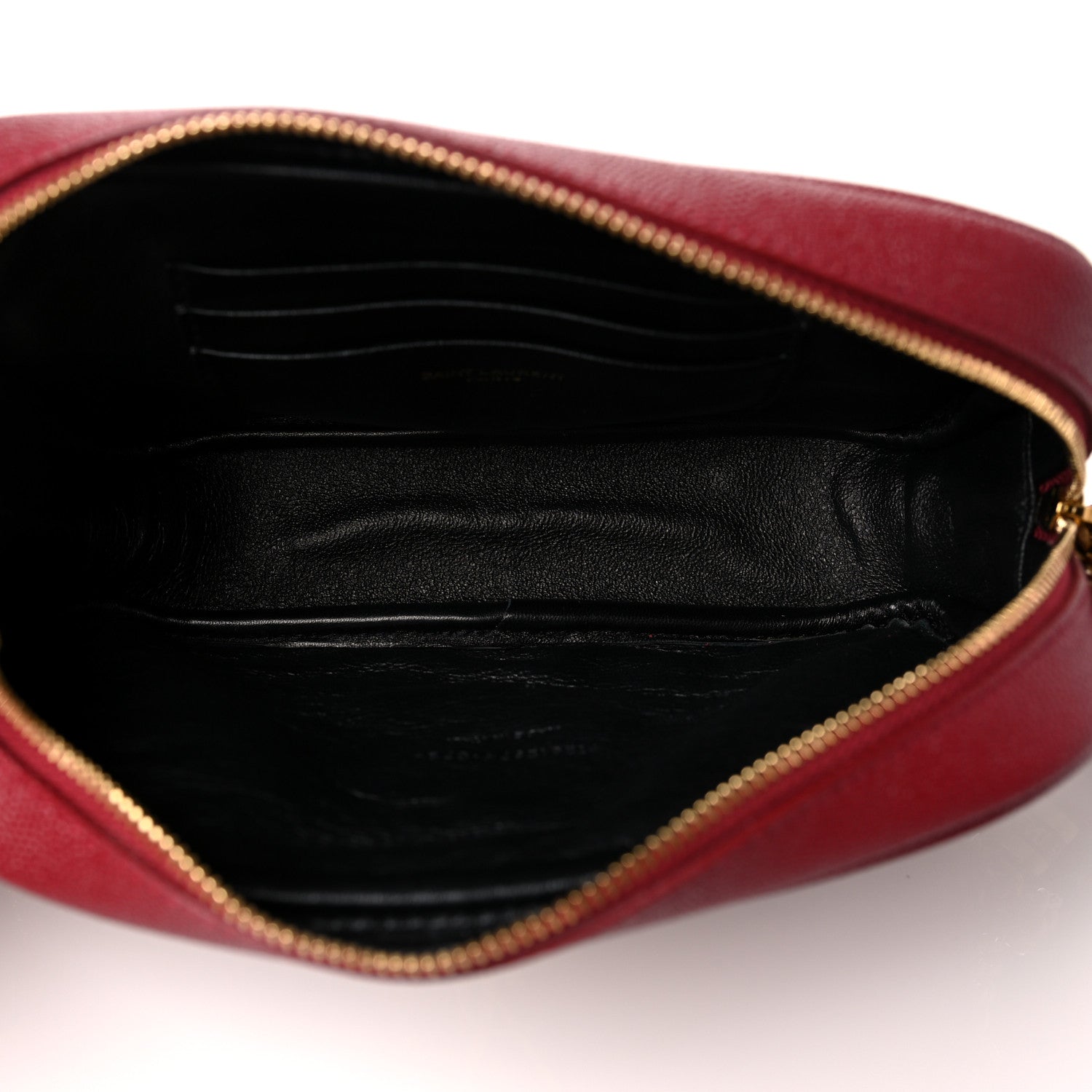 Saint Laurent Grain De Poudre Matelasse Monogram Mini Lou Camera Bag Opyum Red 5 of 8