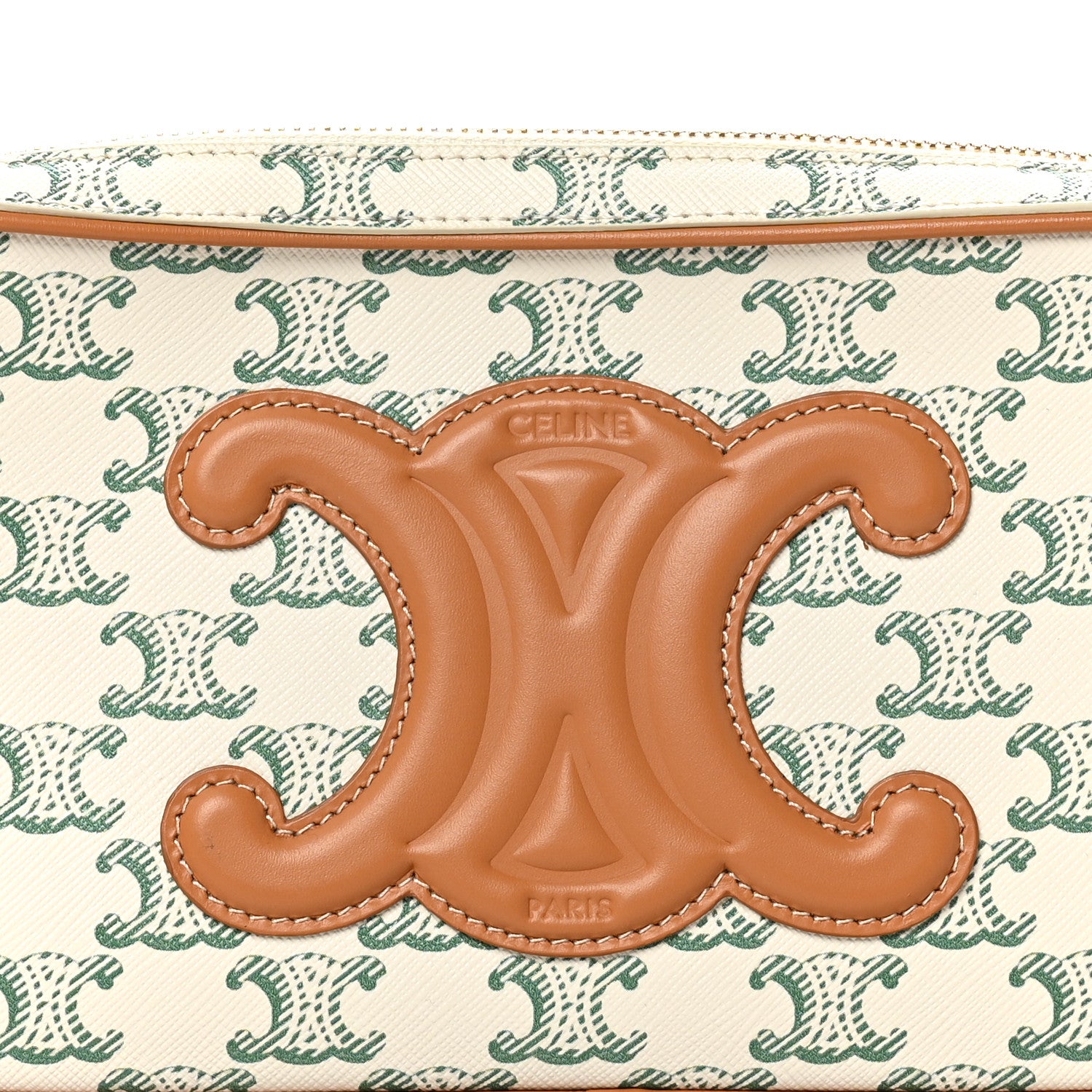 セット売り 7点セット セリーヌ ディオール グッチ フェラガモ 財布 バッグ Celine Triomphe Canvas Calfskin Camera Shoulder Bag Green 1741537