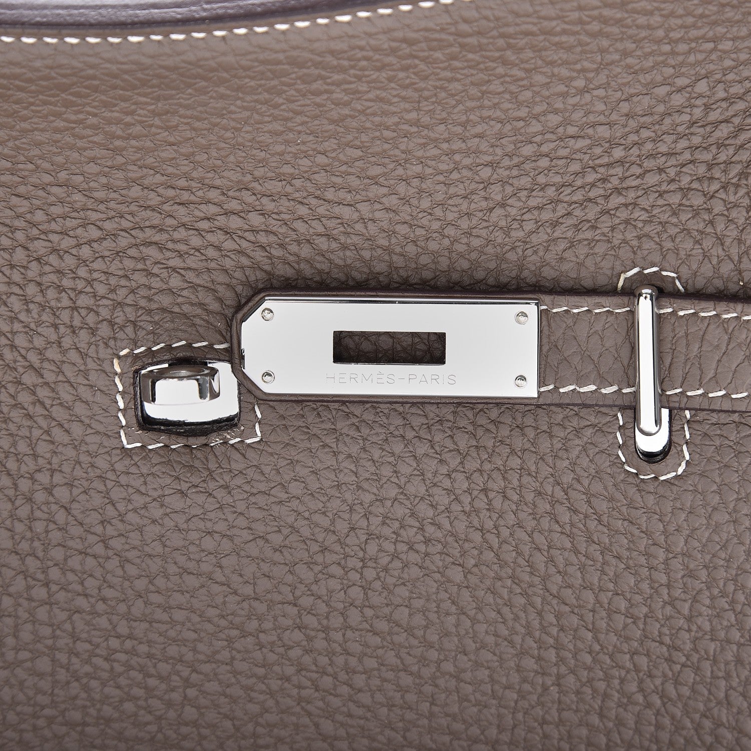 Hermes Taurillon Clemence Jypsiere 28 Etoupe 7 of 8