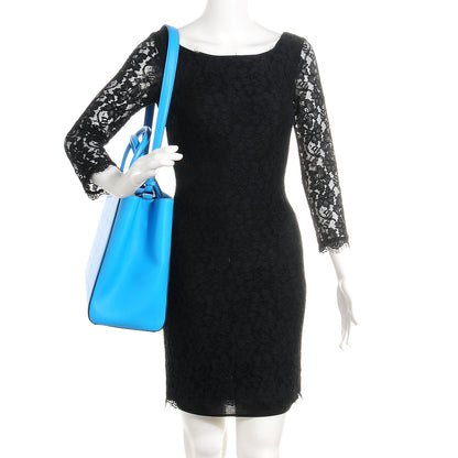 Fendi Vitello Elite Medium 2Jours Tote Maldives 2 of 9