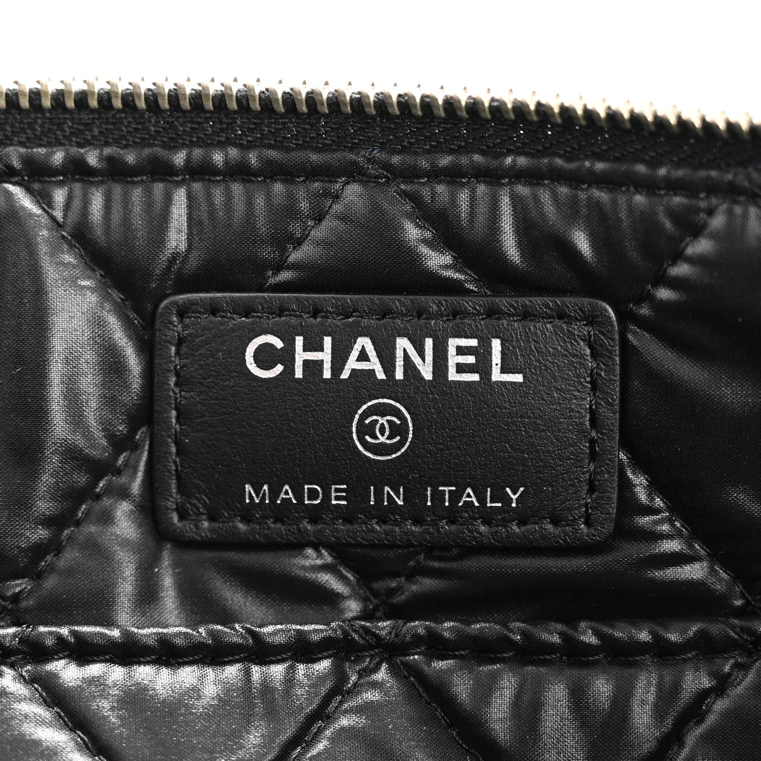 Chanel Metallic Calfskin Keyboard Pouch Black 1739986 – FASHIONPHILE