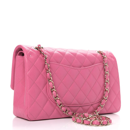 Chanel Caviar Quilted Medium Double Flap Pink 2 of 9