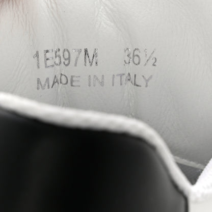 Prada Nylon Gabardine Logo Sneakers 36.5 White 6 of 9
