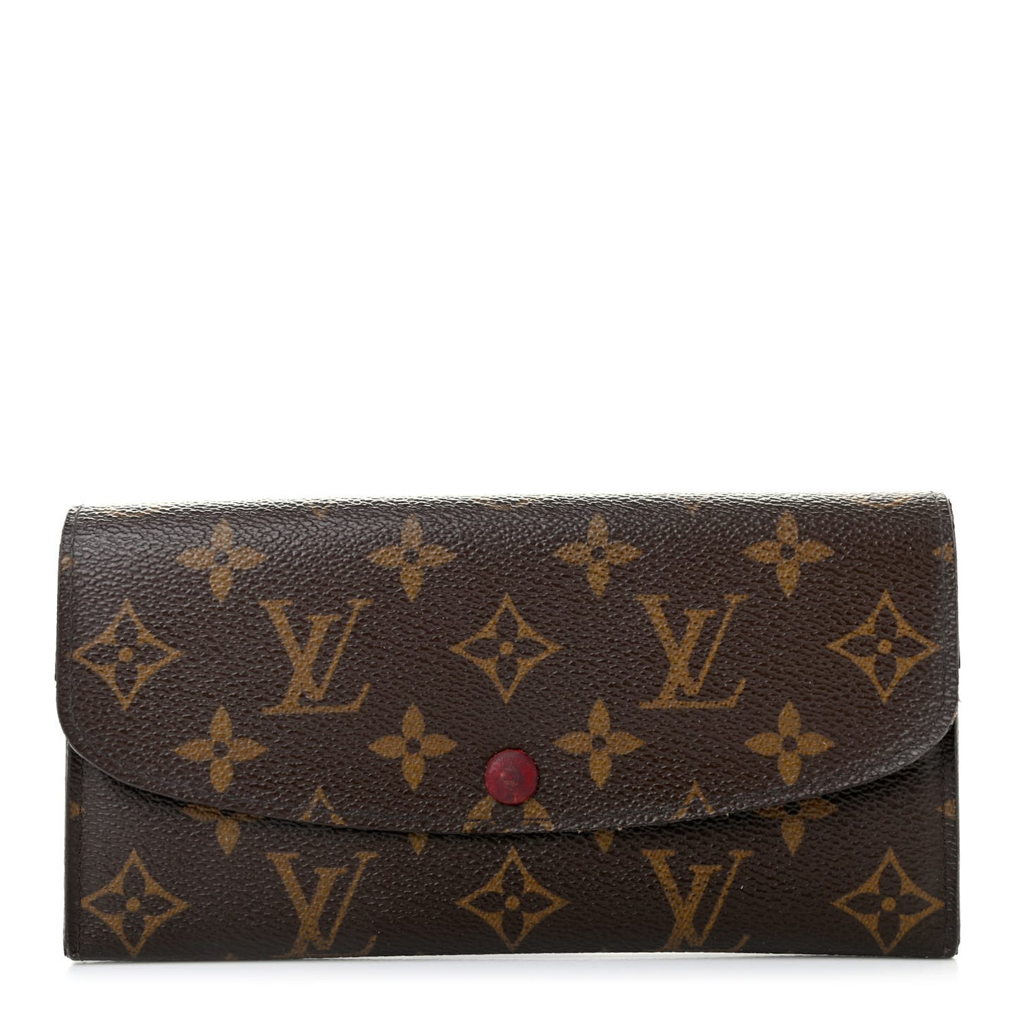 Monogram Emilie Wallet Red