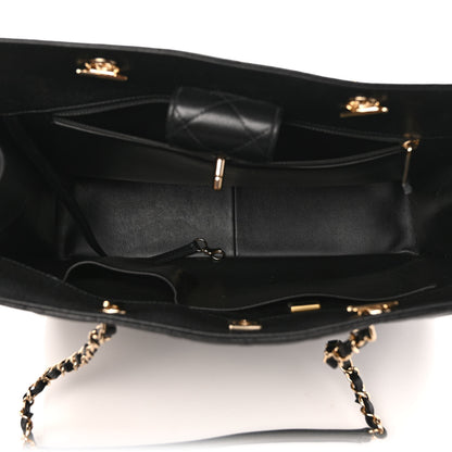 Chanel Caviar Quilted Large Shopping Tote Black 4 of 8