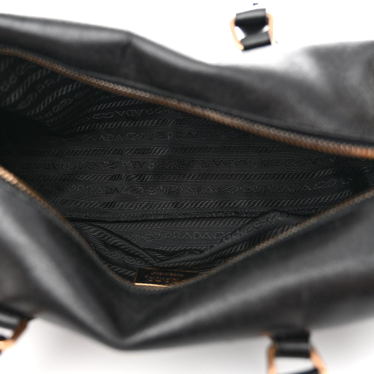 Saffiano Rectangular Shoulder Bag Black