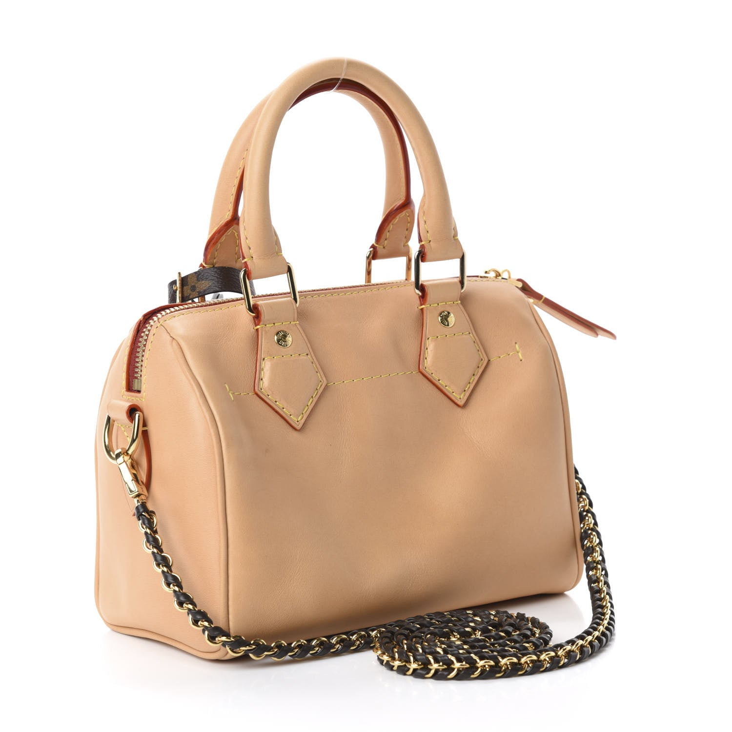 Louis Vuitton Vachetta Monogram Speedy BB 3 of 10