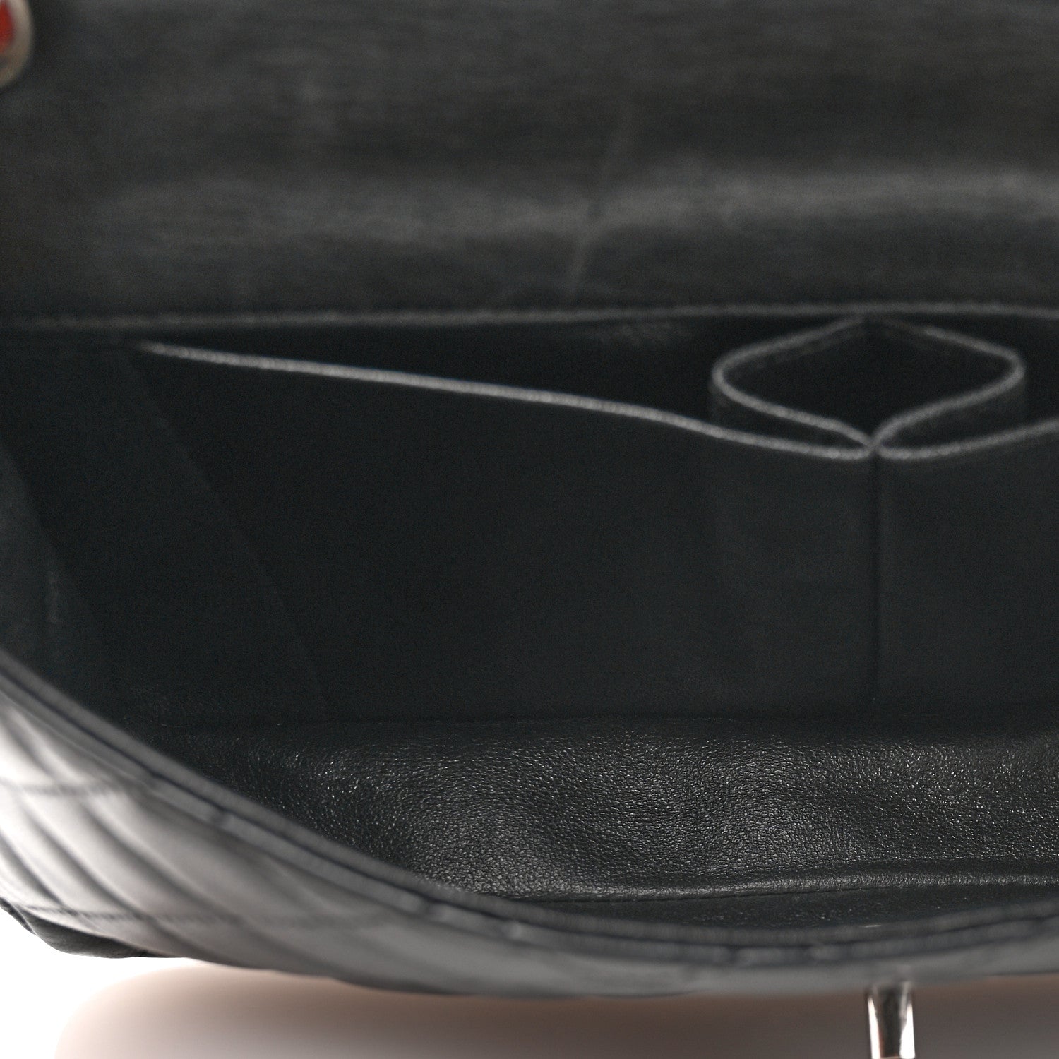 Chanel Lambskin Quilted East West Flap Black 5 of 13
