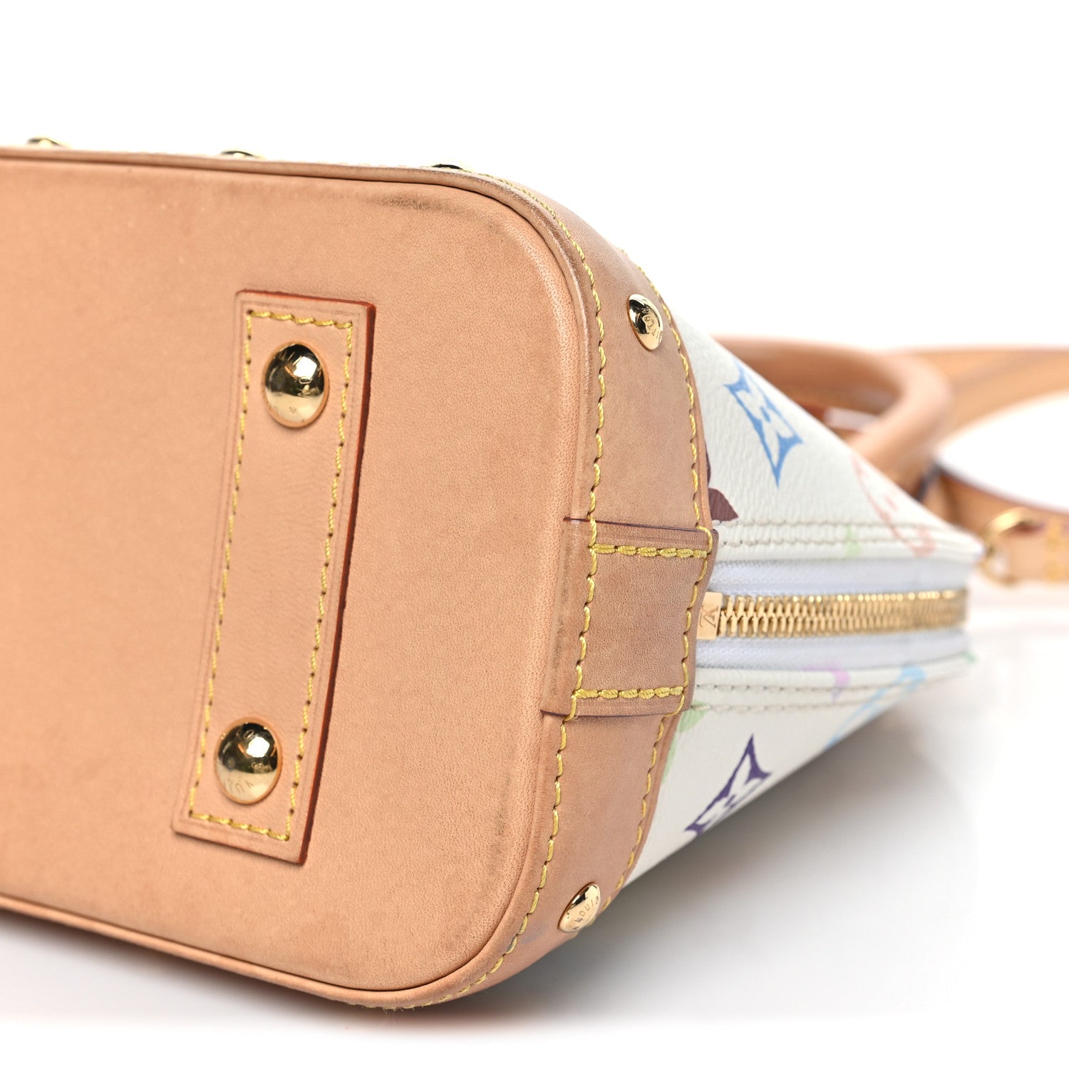 Louis Vuitton LV x TM Monogram Multicolor Alma BB White 9 of 11