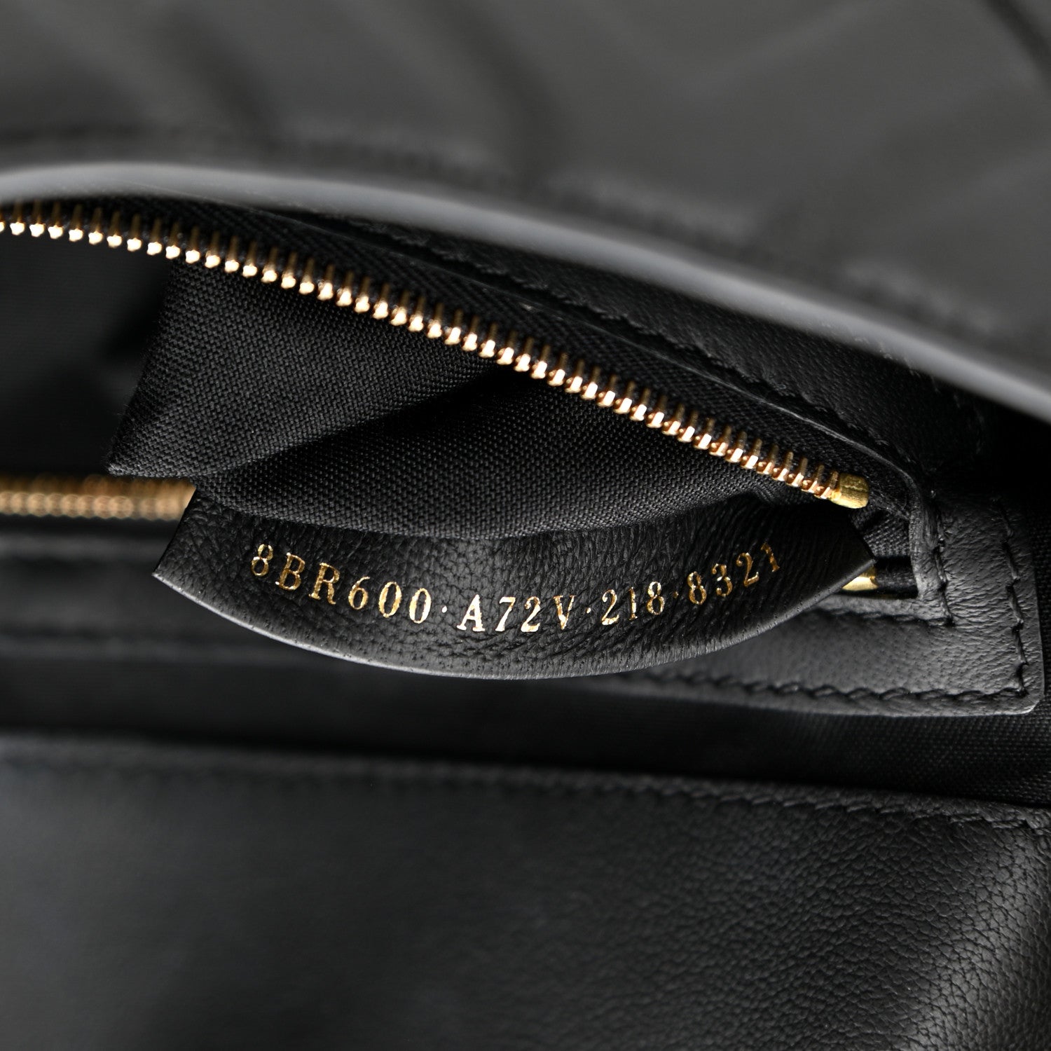 Fendi Nappa FF 1974 Embossed Baguette Black 7 of 12