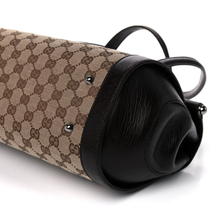 Gucci Monogram Bamboo Bullet Bag Dark Brown 9 of 11