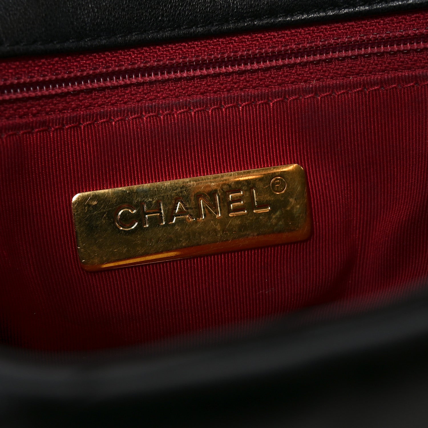 Chanel Lambskin Quilted Medium Chanel 19 Flap Black 6 of 10