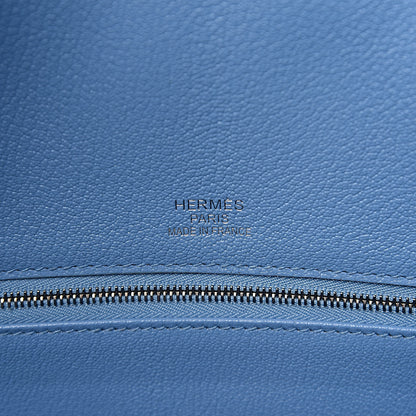 Hermes Taurillon Clemence Swift Ghillies Birkin 35 Bleu Paradise 6 of 10