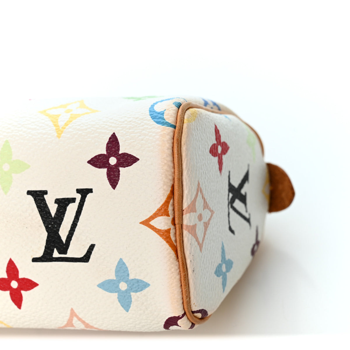 Louis Vuitton Monogram Multicolor Mini Sac HL Speedy White 9 of 10