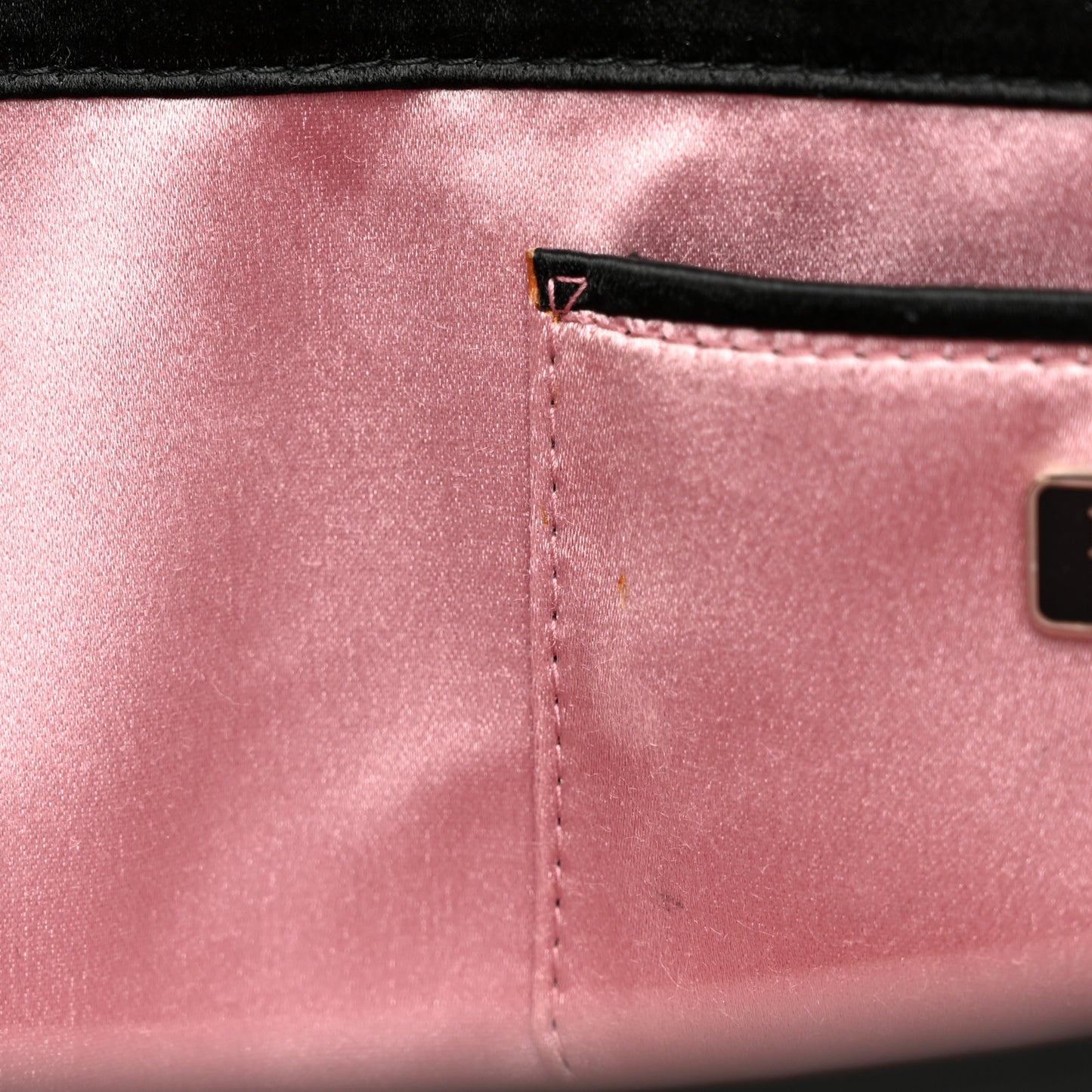 Satin Pochette Clutch Black