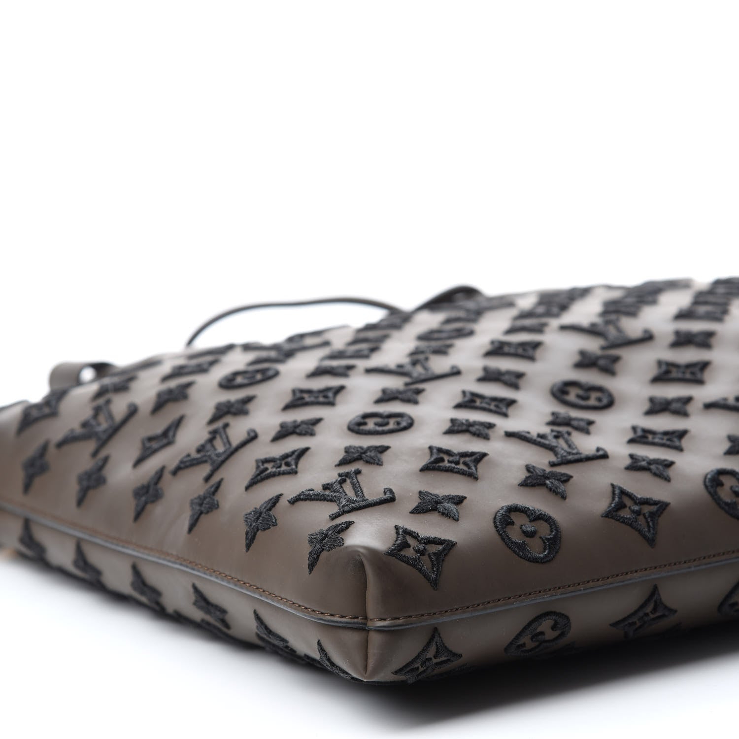 Louis Vuitton Monogram Addiction Vertical Lockit MM Brown 6 of 12