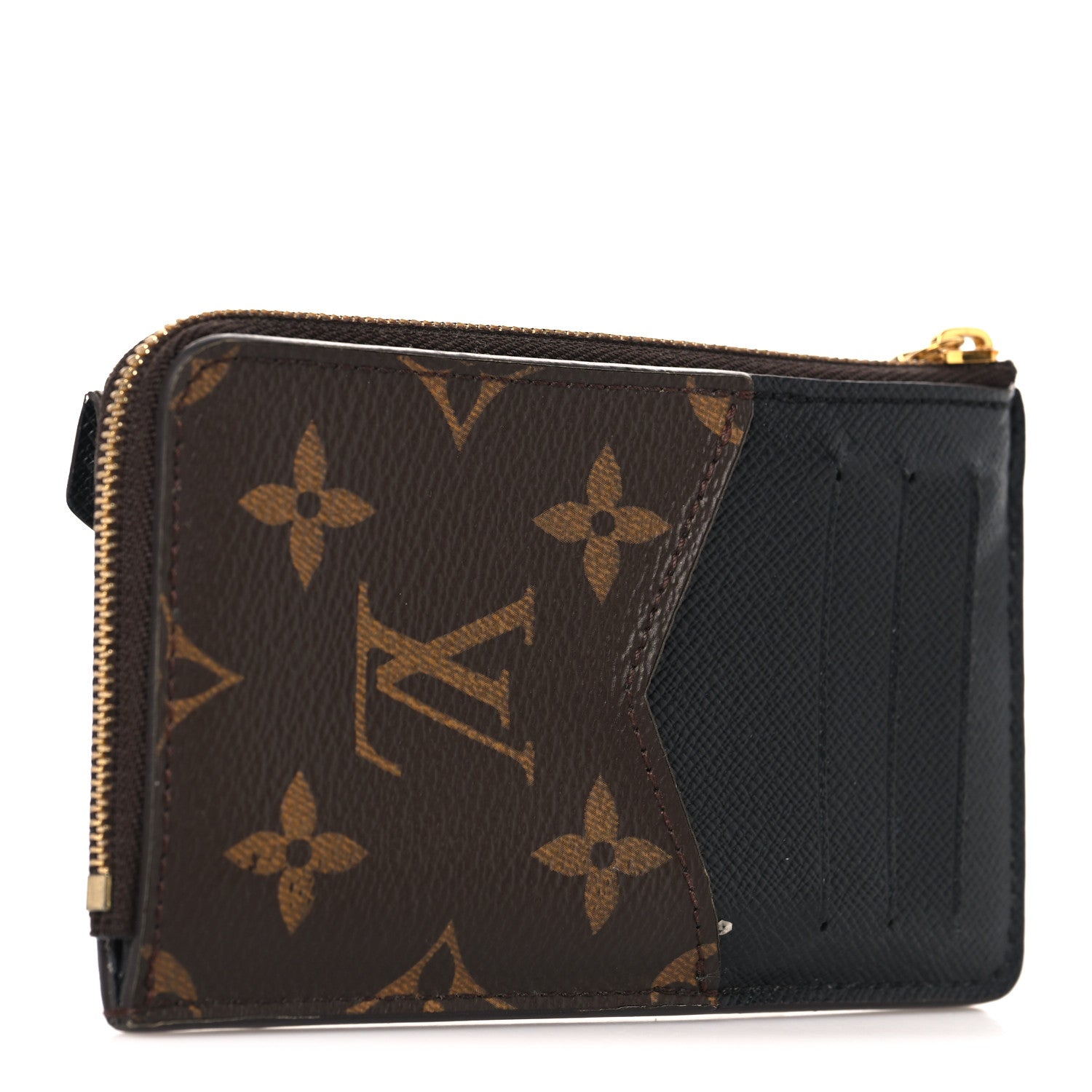 Louis Vuitton Monogram Recto Verso Card Holder Black 3 of 8