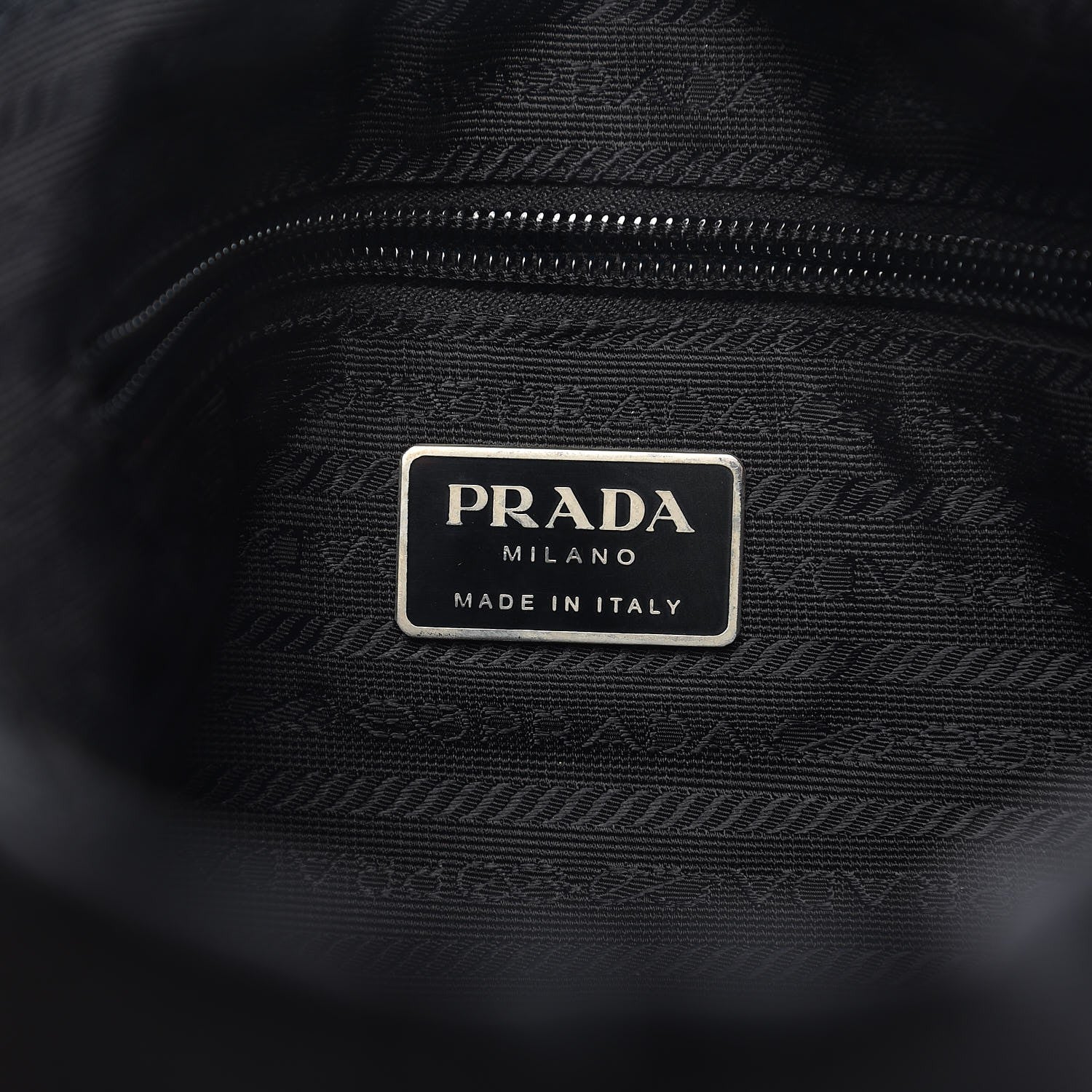 Prada Nylon Vela Small Shoulder Bag Black 7 of 10