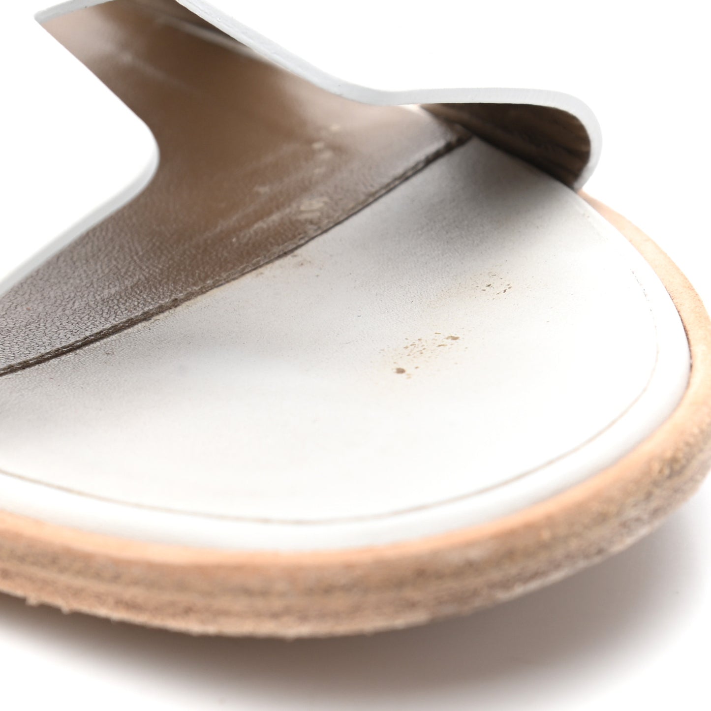 Calfskin Santorini Sandals 41 White