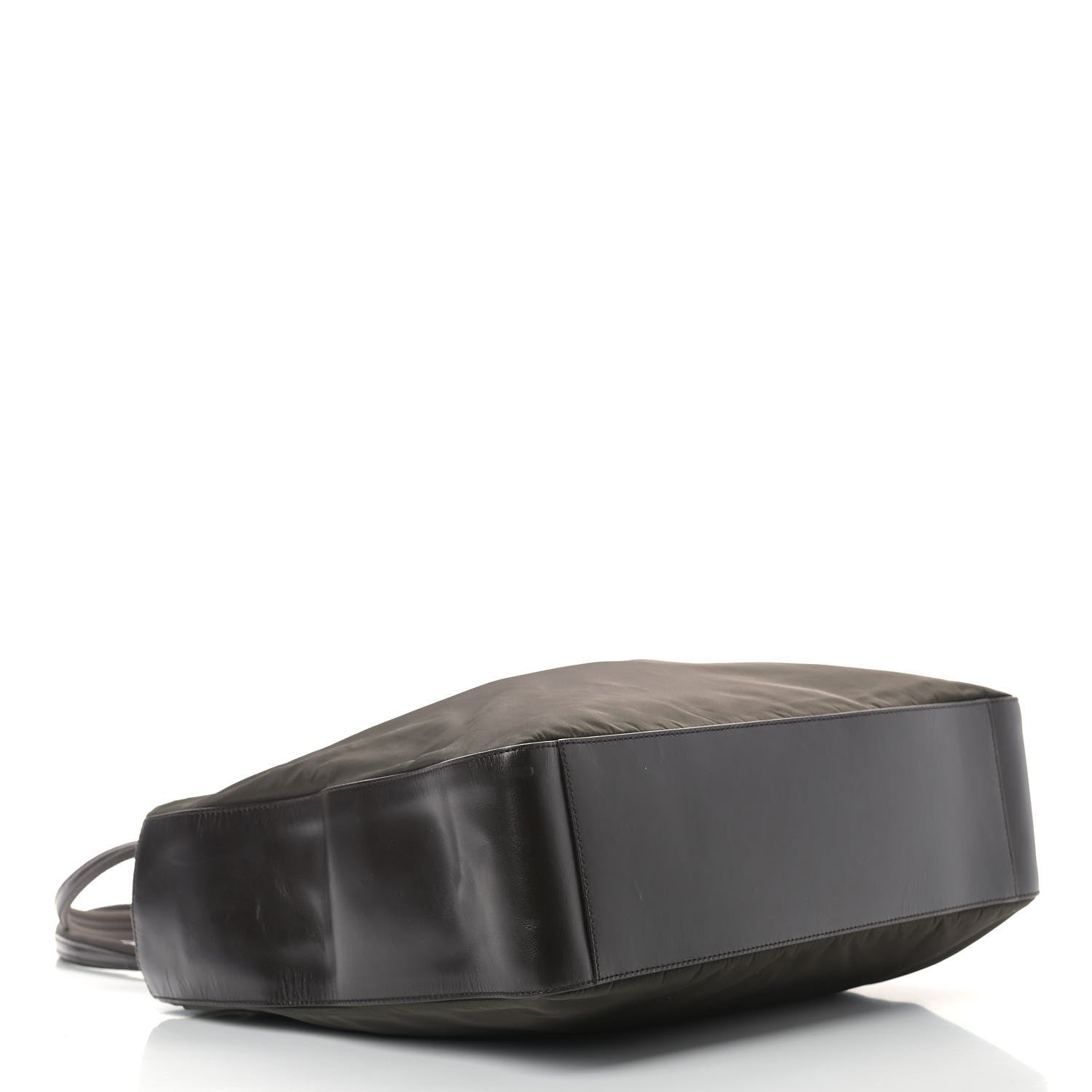 Prada Tessuto Nylon Soft Calfskin Shopping Tote Ebano 3 of 10