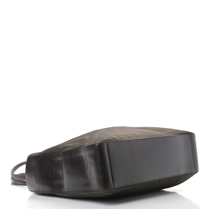Prada Tessuto Nylon Soft Calfskin Shopping Tote Ebano 3 of 10