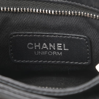 Chanel Aged Calfskin Quilted Crossbody Bag Black 6 of 10