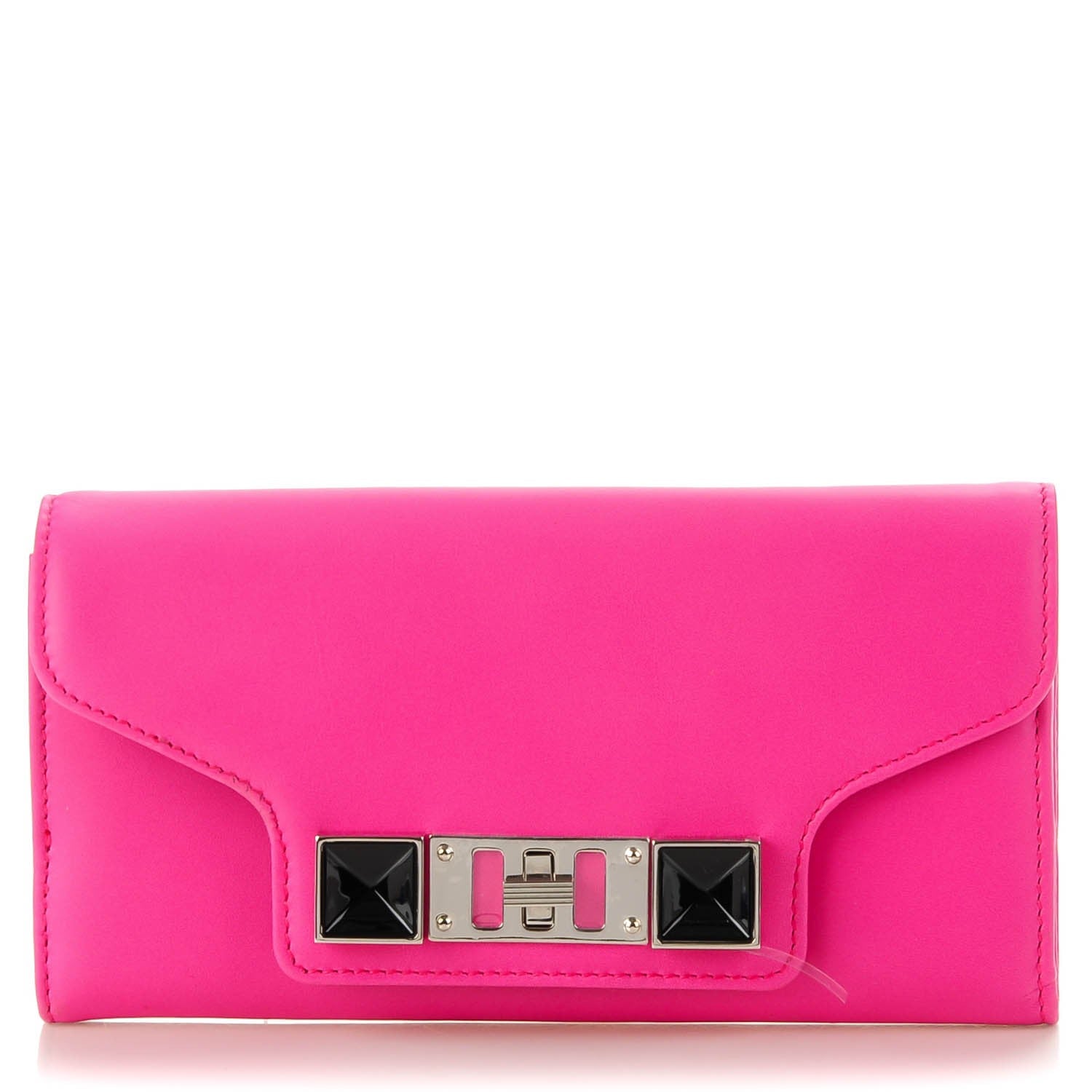 Proenza Schouler Smooth Calfskin PS11 Continental Wallet Hot Pink 1 of 6