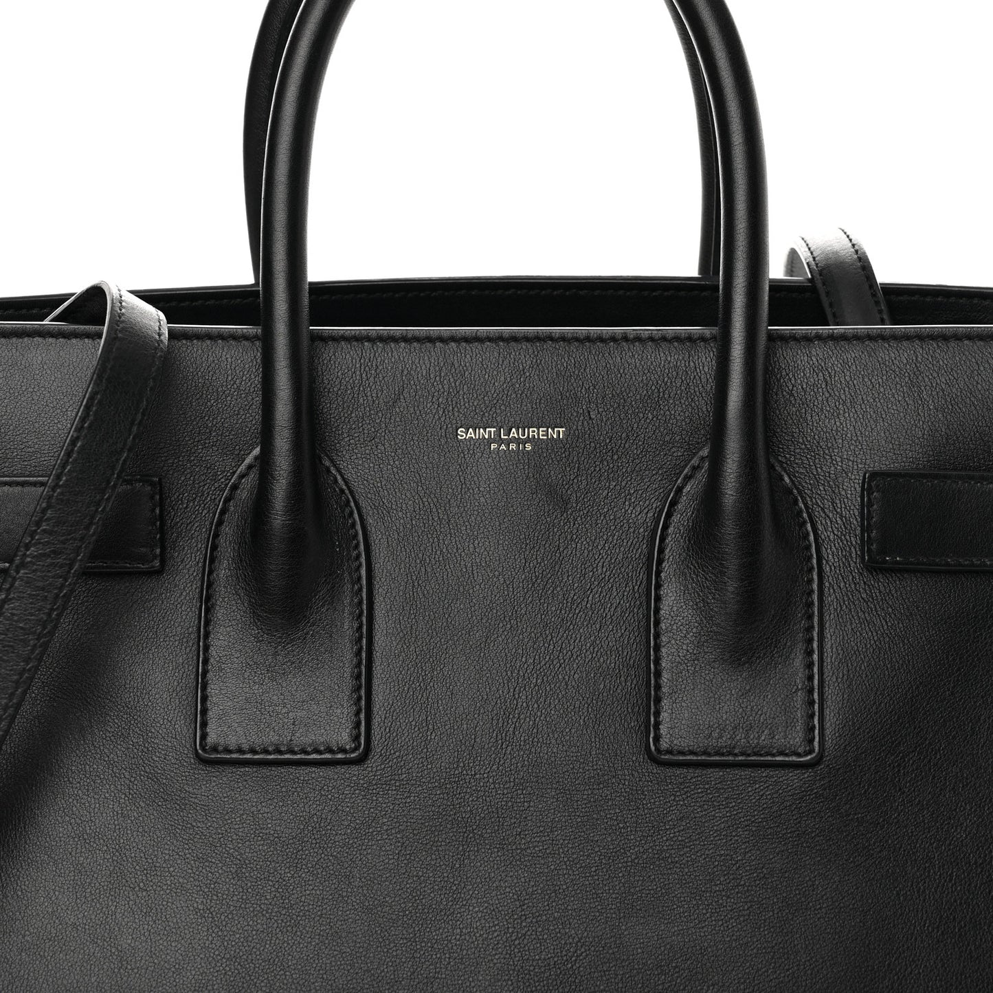 Calfskin Small Sac De Jour Black