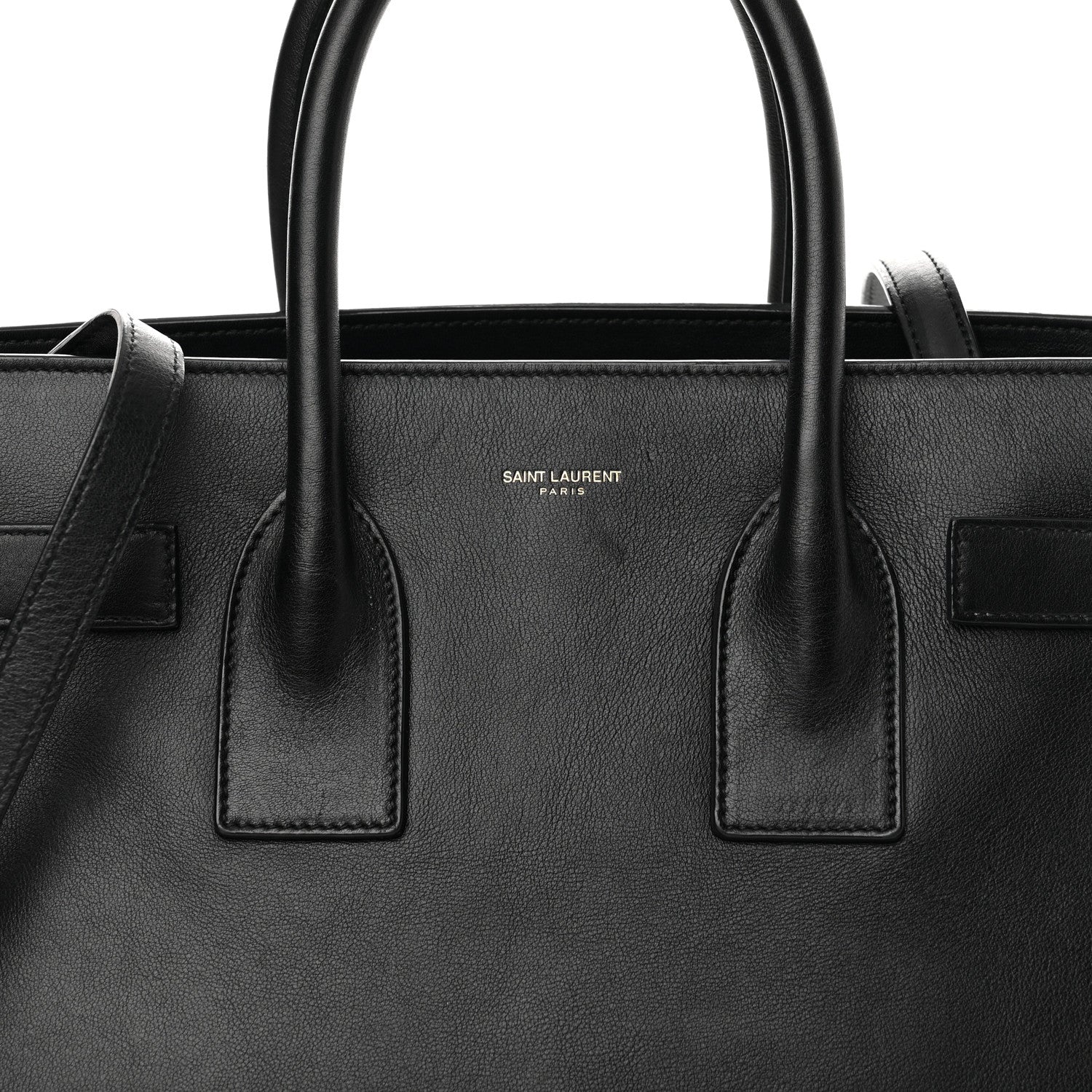 Saint Laurent Calfskin Small Sac De Jour Black 10 of 19
