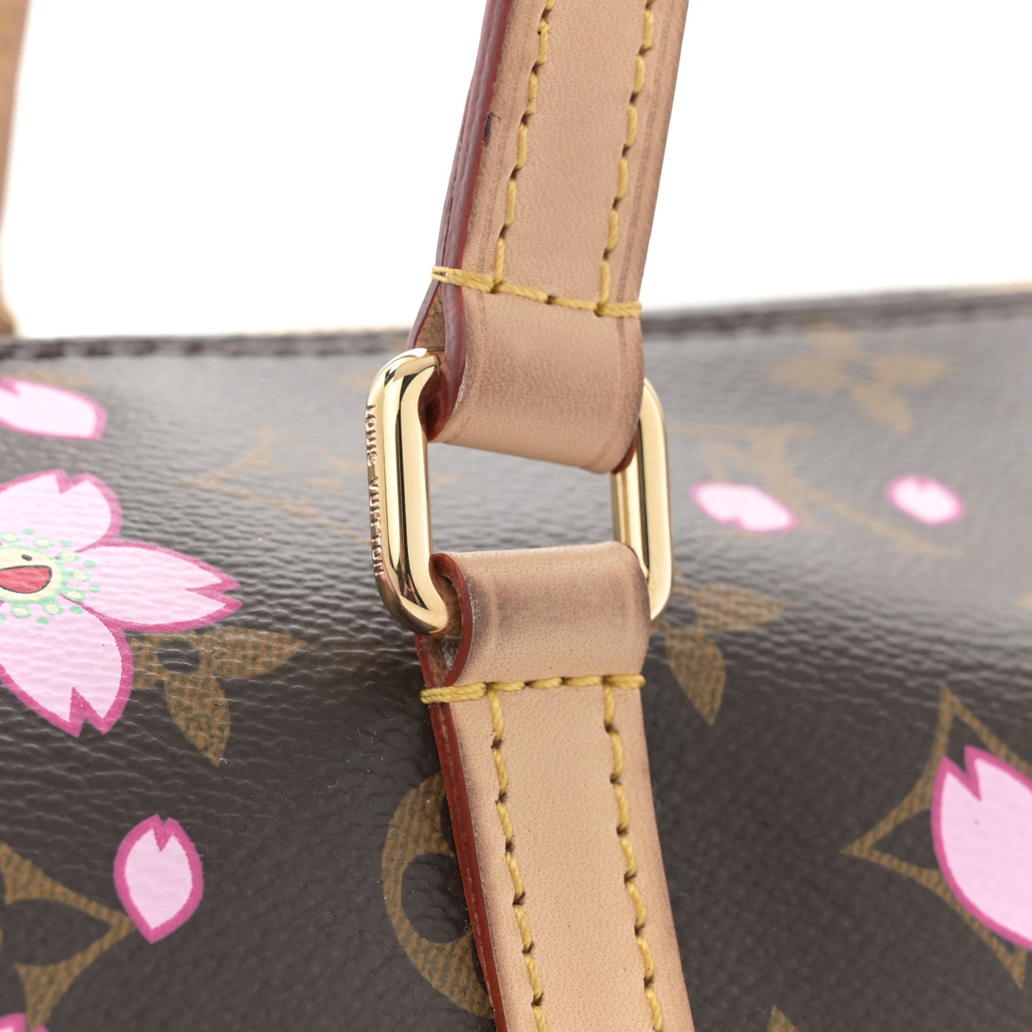 LV X TM Monogram Cherry Blossom Papillon Sakura Brown