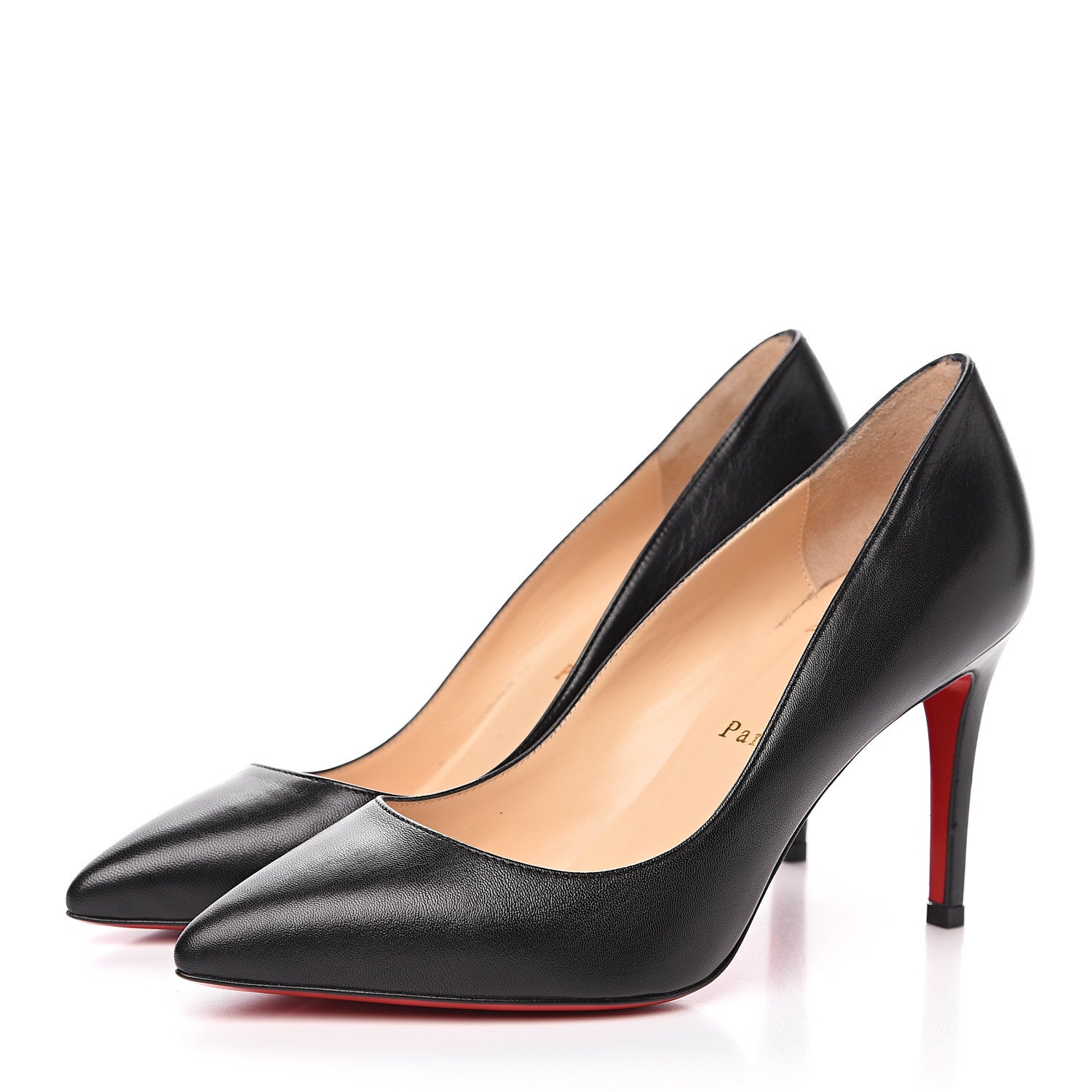 Christian Louboutin Shiny Nappa Pigalle 85 Pumps 36.5 Black 3 of 8