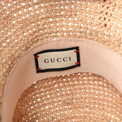 Gucci Raffia Double G Bucket Hat S Ivory 5 of 6