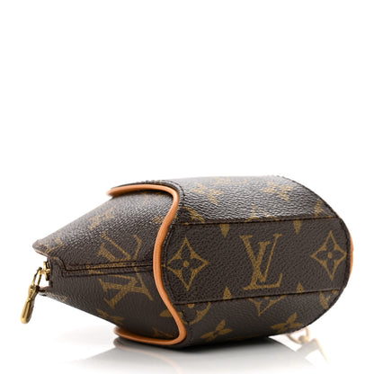 Louis Vuitton Monogram Mini Ellipse Wristlet Clutch 4 of 7