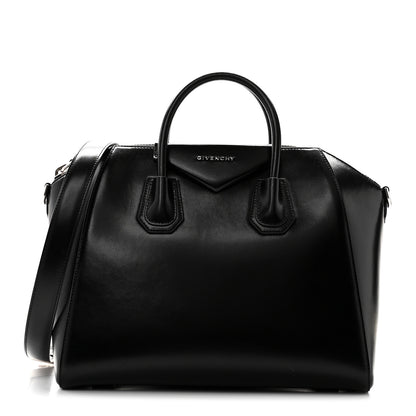 Givenchy Shiny Lord Calfskin Medium Antigona Black 1 of 10