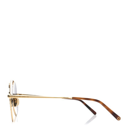 Louis Vuitton Metal LV Trunk Pilot Sunglasses Z1506U Blue 3 of 7