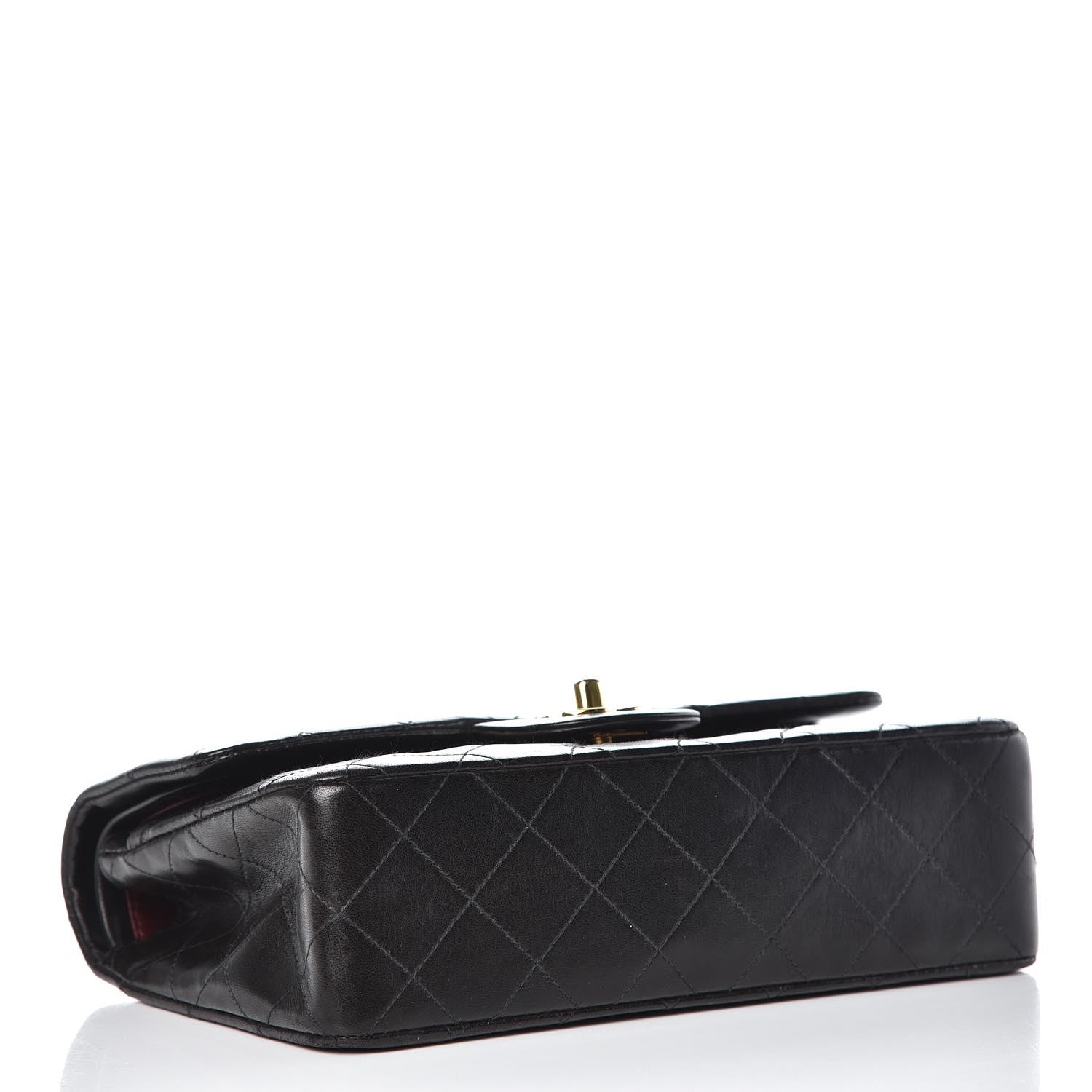 Chanel Lambskin Quilted Small Double Flap Black 4 of 13