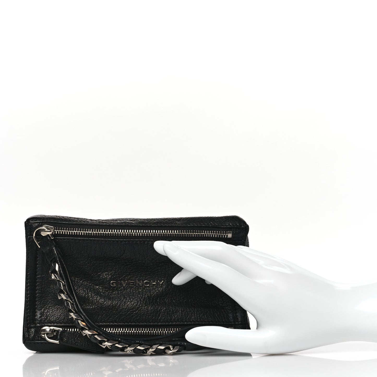 Sugar Goatskin Pandora Wristlet Black