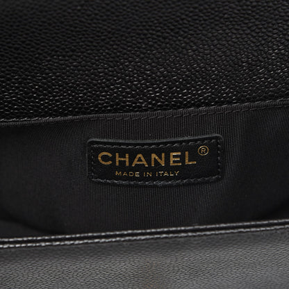 Chanel Caviar Quilted Medium Boy Flap Black 6 of 8