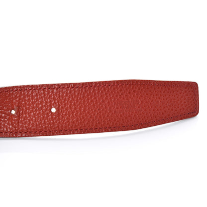 Hermes Box Togo 32mm H Belt 85 Vermillion Black 7 of 8