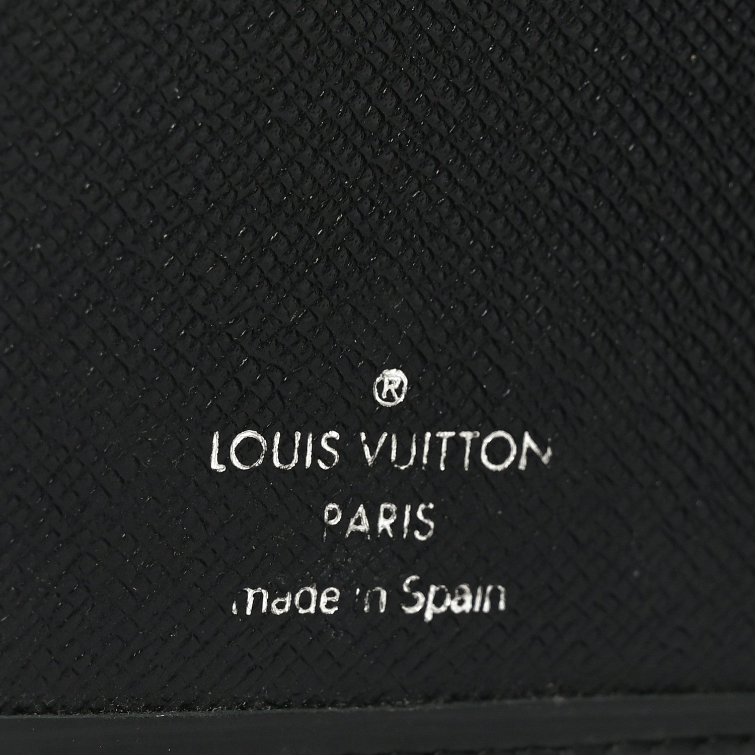 Louis Vuitton Epi Checkbook Organizer Wallet Black 5 of 6