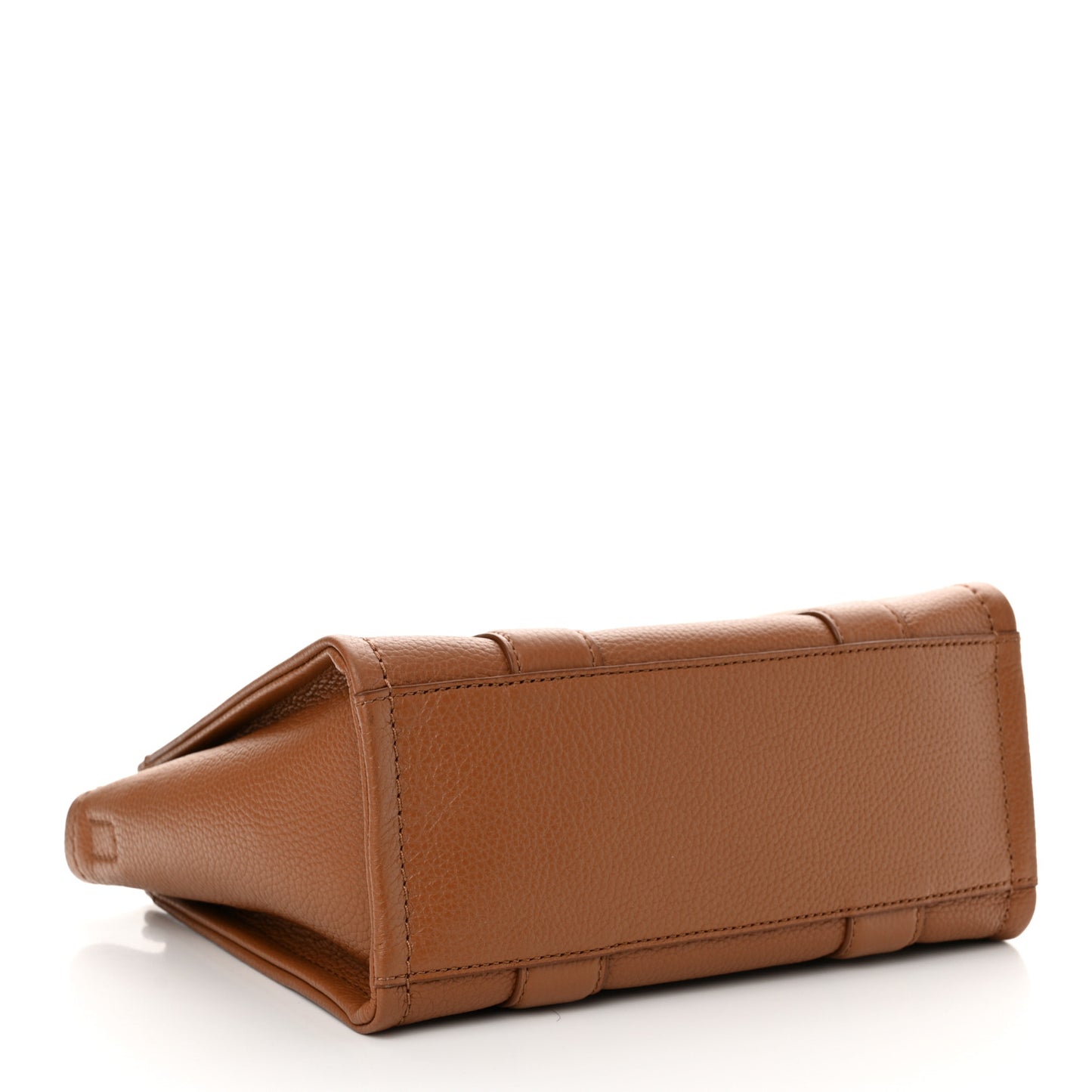 Grained Calfskin Small The Tote Bag Argan Oil
