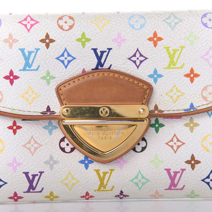 Louis Vuitton Monogram Multicolor Eugenie Wallet White Litchi 12 of 13