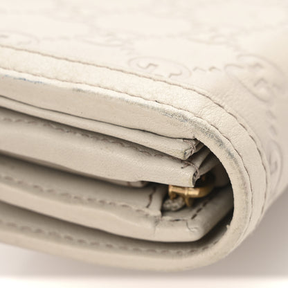 Gucci Guccissima Sukey Continental Wallet Off White 8 of 10