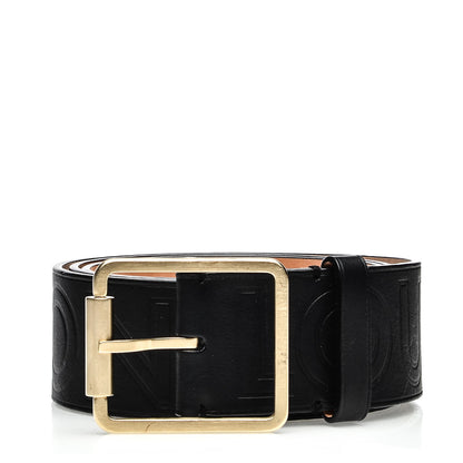 Louis Vuitton Calfskin Embossed Embossé Belt 90 36 Black 1 of 7