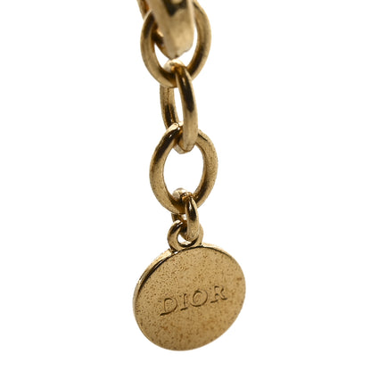Christian Dior Metal Choker Necklace Gold 9 of 10