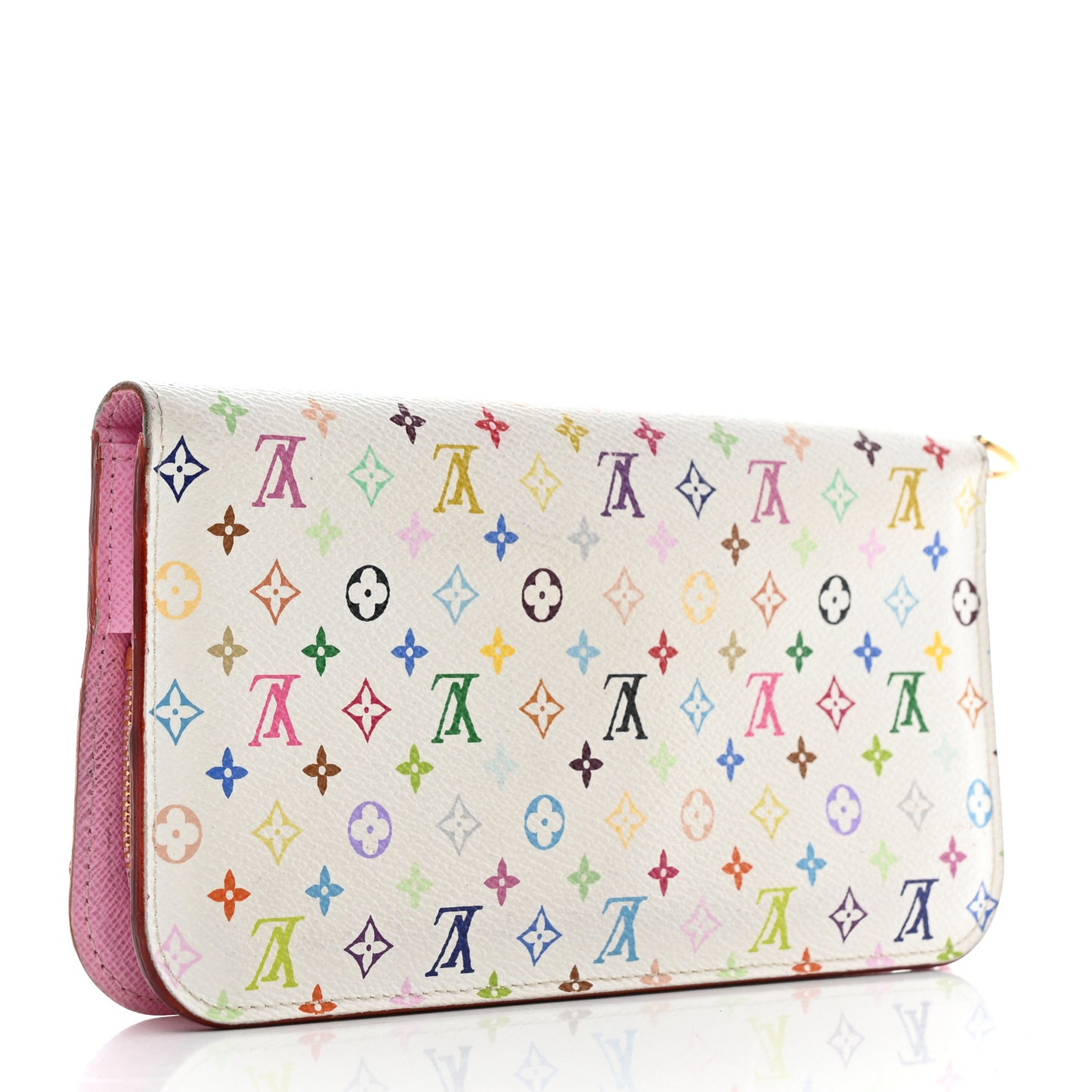 Monogram Multicolor Insolite Wallet White Litchi
