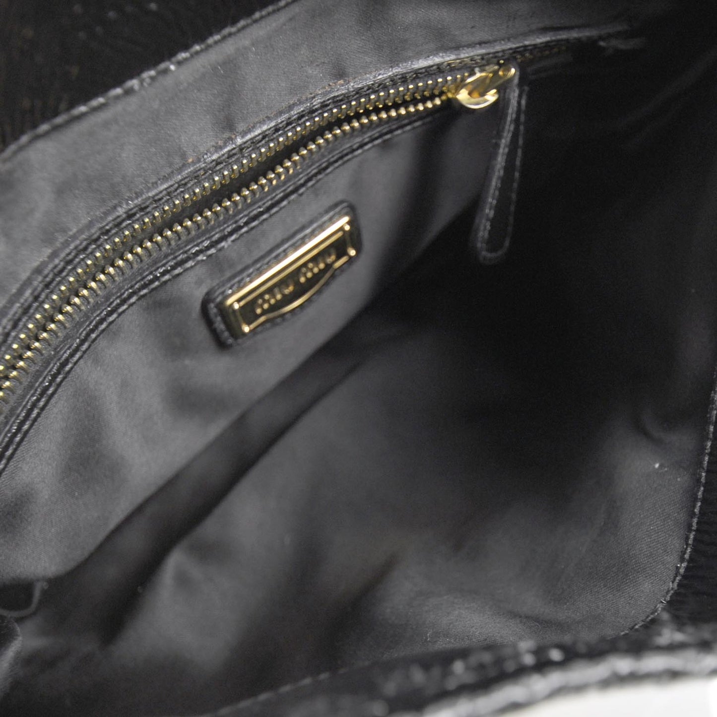 Patent Leather Small Matelasse Coffer Black