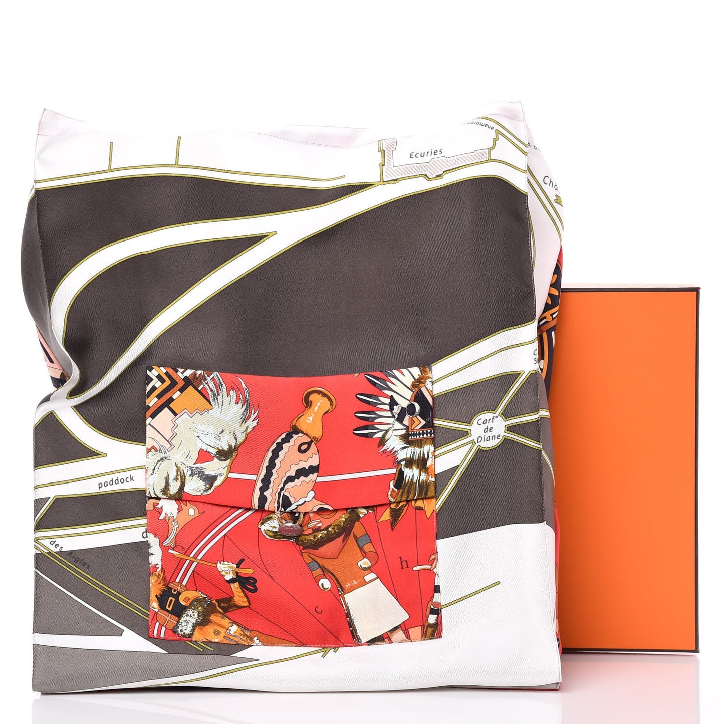 Silk Petit H Kachinas Shopping Bag