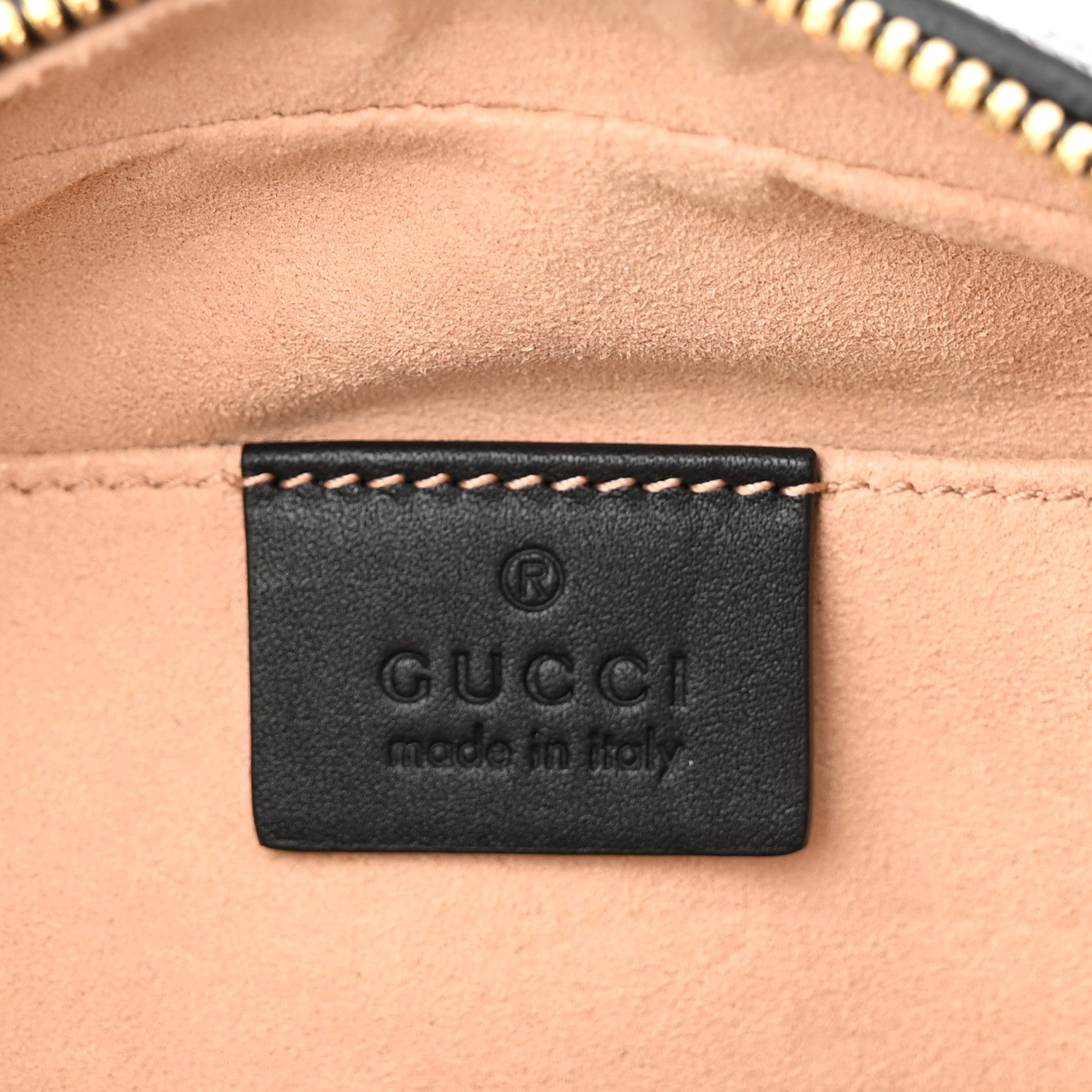 Gucci Suede Small Ophidia Belt Bag 85 34 Hibiscus Red 7 of 11